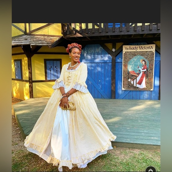 Cosplay Rococo Women's Colonial Georgian Marie Antoinette 18th Century Rococo - Picture 8 of 11